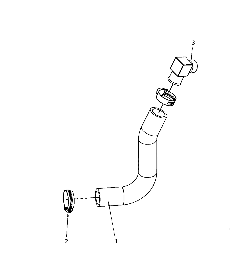 Engine Group - Crank Case Breather Diagram and Parts List for 080087-00  Briggs and Stratton Generator